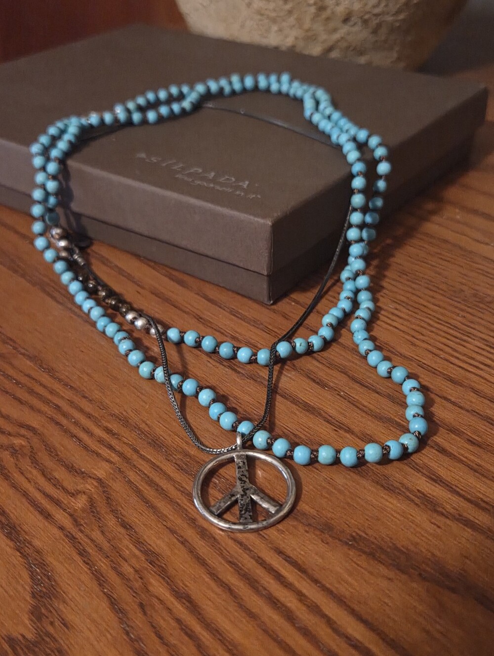 Silpada Sterling Silver & Howlite Necklace - Picture 12 of 12